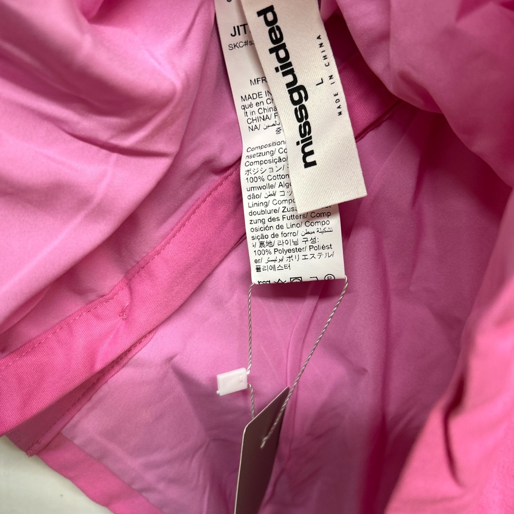 Missguided Pink Button-Up Camisole - Picture 3 of 3